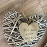 Hanging Wicker Hearts Set Image 5