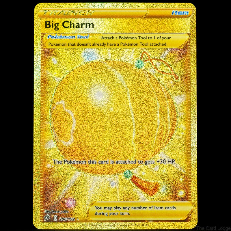 Big Charm 206192 Secret Gold Holo Rare Swsh Rebel Clash Pokemon Card For  Sale in Dundalk, Louth from Shane_P