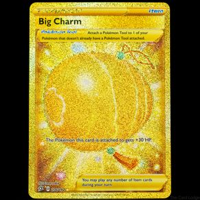 Big Charm 206/192 Secret Gold Holo Rare SWSH Rebel Clash Pokemon Card