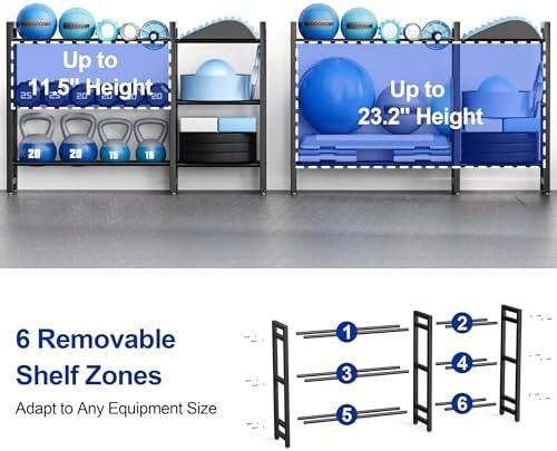 Dumbbell Rack 3-Tier 50 Inch Metal Weight Stand Holder Adjustable Spacing Dumbbell Storage For Home Gym Storage (Rack Only)