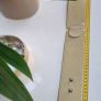 JAEGER genuine leather beige patent waistband belt - Sz M - Rrp 95 (New) Image 7