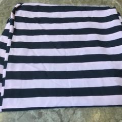 Fabric - striped polyester