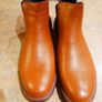 Men's ankle boots. Slip on.Size 12. Tan. New Image 4