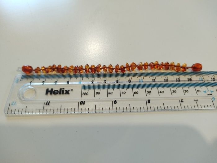 Amber baby anklet