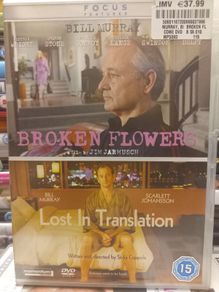 Broken Flowers & Lost In Translation Dvd Double Feature Bill Murray Sofia Coppola Jim Jarmusch Movies