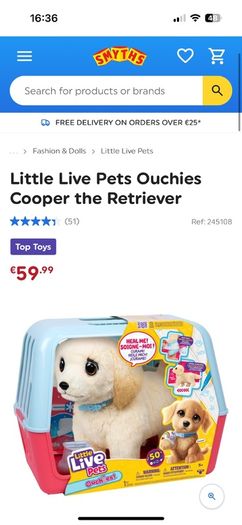 Little Live Pets Ouchies.. Cooper