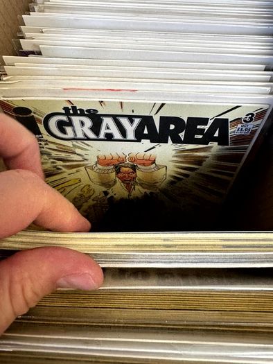 Image Long Comic Box w 275 comics for Sale