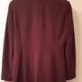 Burgundy / Plum Blazer 10/12 Tailored Image 7