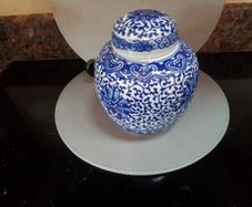Blue/ White Ginger Jar