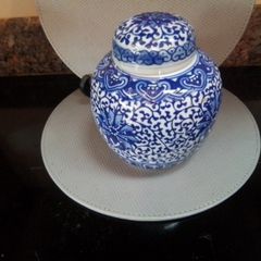 Blue/ White Ginger Jar