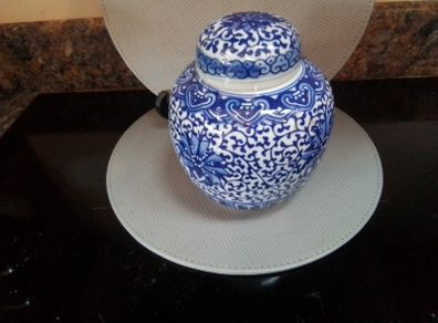 Blue/ White Ginger Jar