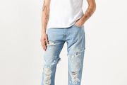 Just Cavalli Men's Jeans Trousers with 5 Pockets S01LA0144N31990, 470 Indigo, 38 / XL