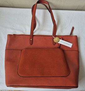 Accesorize Brown faux leather handbag