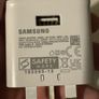Original Samsung Type C Cable and 15W Fast Charging Adapter Image 4
