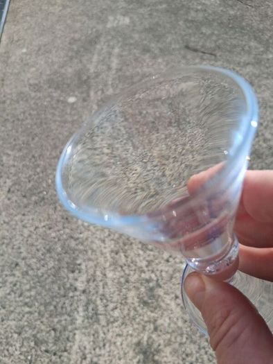 A Set of Cumbria Ware Hand Blown Toasting Glasses