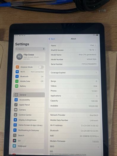 Ipad 10.2 inches - 128 GB