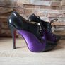 Ogetti Black Purple heels by Carl Scarpa, size 40 Image 2
