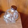skull glass bottle Image 2