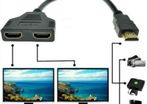 HDMI 1 in to 2 Out Onversion Splitter Male to Female M/F Adapter Converter TV