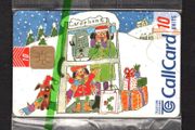 1996 Ireland 10 unit Christmas (ODS2 chip) Call Card Mint in Packaging. Telecom Eireann card number 1151.