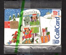 1996 Ireland 10 unit Christmas (ODS2 chip) Call Card Mint in Packaging. Telecom Eireann card number 1151.