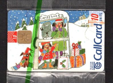 1996 Ireland 10 unit Christmas (ODS2 chip) Call Card Mint in Packaging. Telecom Eireann card number 1151.