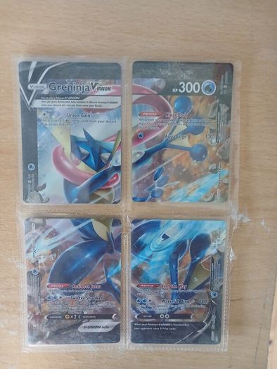Pokemon card greninja v union