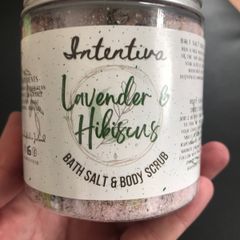 Bath salt and body scrub