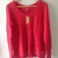 Superdry jumper crochet crew