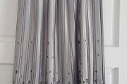 Metallic midi skirt