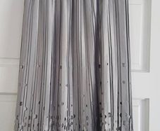 Metallic midi skirt