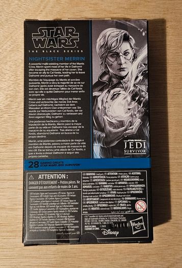 Star Wars Nightsister Merrin 6" Scale Black Series New & Unopened