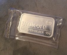 silver bar Umicore
