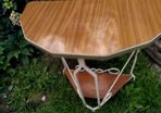 vintage wrought iron table