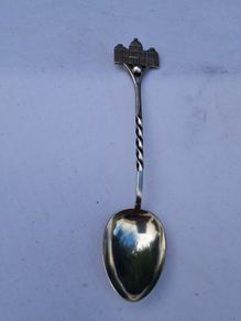 H.J Cooper US Capital Building Memorial Sterling Silver Spoon(1900 Super Rare)