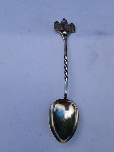 H.J Cooper US Capital Building Memorial Sterling Silver Spoon(1900 Super Rare)