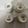 Beautiful and Rare Antique Aynsley Coffee set  Coffee pot and 4 coffee cups - Bone China produced before 1900s for Alfred B Pearce and Co in England Image 2