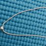 925 sterling silver c/z drop pendant and necklace L-9" 5,9g Image 5