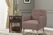 Upholstered Armchair, Living Room Chairs with Birch Wood Legs