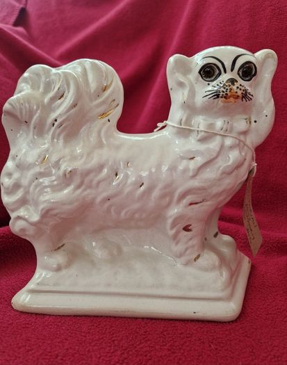 Antique Bo'ness Staffordshire Dogs
