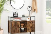 Rustic cabinet with glass surface FREE DELIVERY