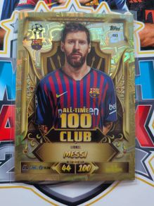 Lionel Messi All-time 100 Club Topps Match Attax 20th Anniversary