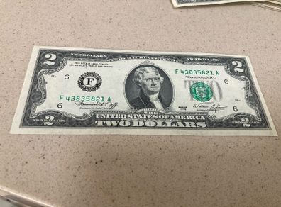 USA 1976 2 Dollars Banknote uncirculated