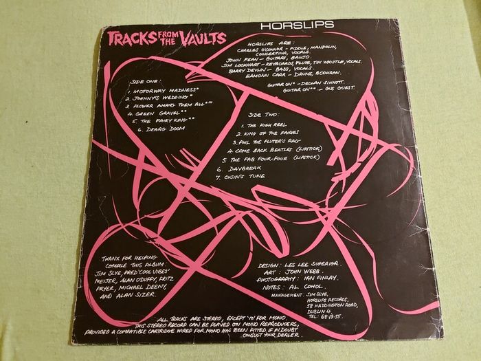 Horslips - Tracks From The Vault - Vinyl Record - Irish Pressing + Hundreds More