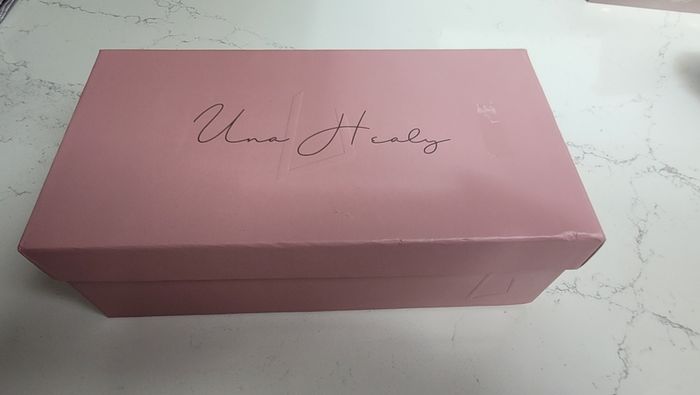 Una Healy Gold Slingbacks