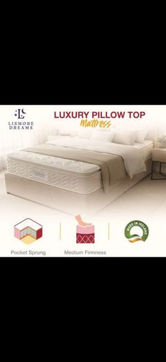 Mattress NEW LUXURY PILLOW TOP Mattress single