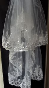 2 Tier Finger Length Bridal Veil