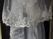 2 Tier Finger Length Bridal Veil
