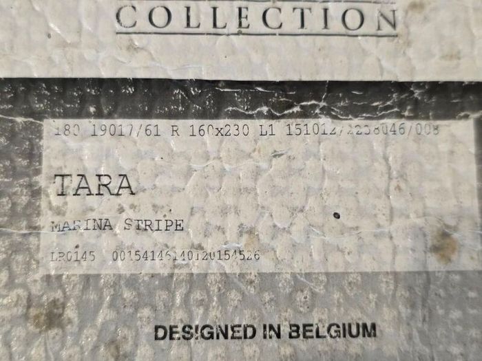 Tara Marina Stripe Rug Beige & Blue 160 x 230cm