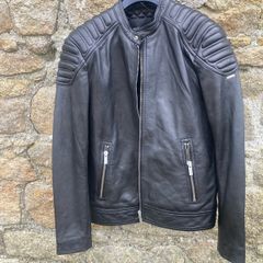 Mens Leather Jacket NEW Suoerdry